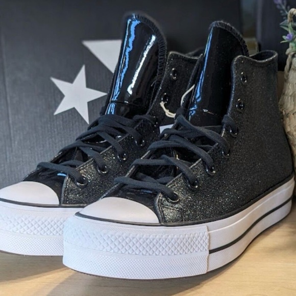 New with Tags Glitter platform Converse - Picture 2 of 5